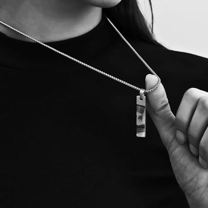 Silver Customise Eye Pendant
