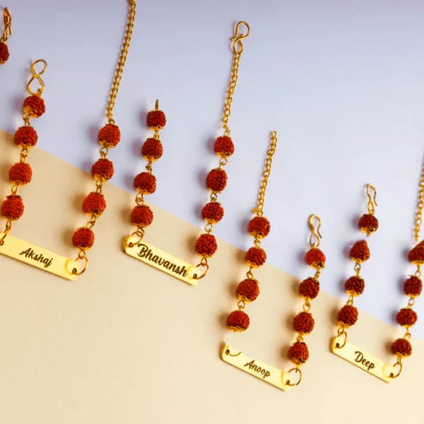 Rudraksha Name Rakhi