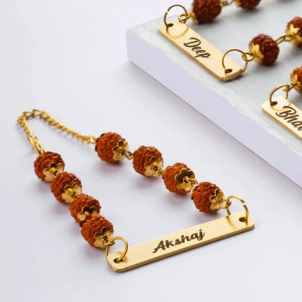Rudraksha Name Rakhi