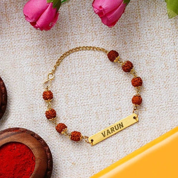 Rudraksha Name Rakhi
